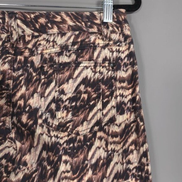 NWT alice + olivia Women's Jeans 12 Tiger Eye USA🇺🇸MADE Skinny C301178885 - Picture 9 of 13